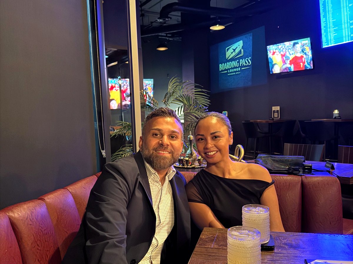 Guests enjoying Boarding Pass Lounge