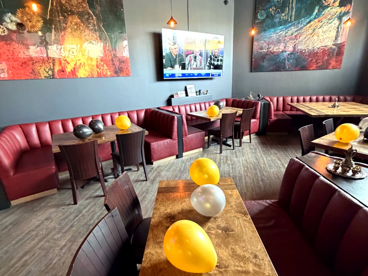 Boarding Pass Lounge event setup